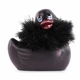 I Rub My Duckie 2.0 - miniwibrator w kształcie kaczuszki, Czarny