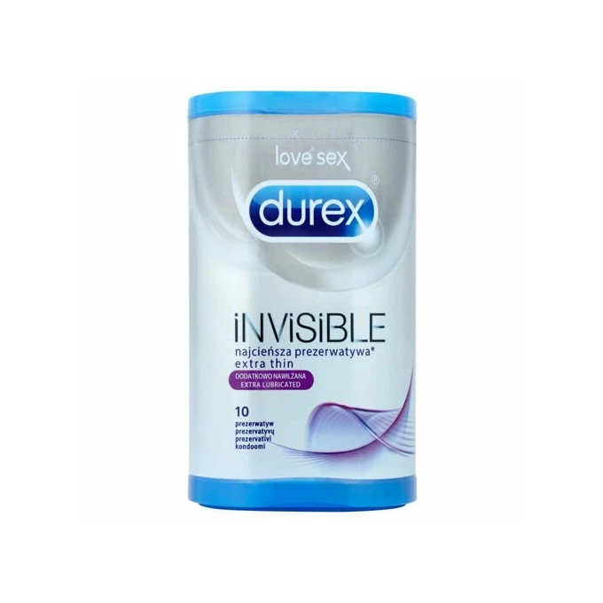 Prezerwatywy Durex Invisible dodatkowo nawilżone