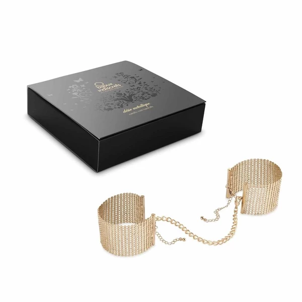 Bijoux Indiscrets Désir Métallique -  kajdanki z łańcuszków, złoty