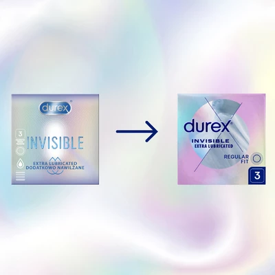 Durex Invisible Lubricated - prezerwatywy