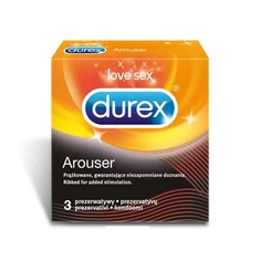 Durex Arouser - prezerwatywy pokryte prążkami