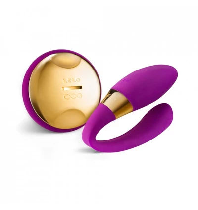 Lelo TIANI 3 - wibrator dla par, 24 karatowe złoto, fioletowy