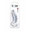 King Cock 7,5 Inch Cock with Balls Transparant - dildo