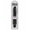 Kink Cock 10&quot; Vibrating Stiffy Black - wibrujące dildo