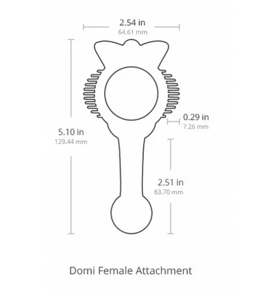 Lovense Domi Female Attachment - nakładka na masażer dla kobiet