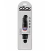 Kink Cock 7&quot; Vibrating Stiffy Black - wibrujące dildo