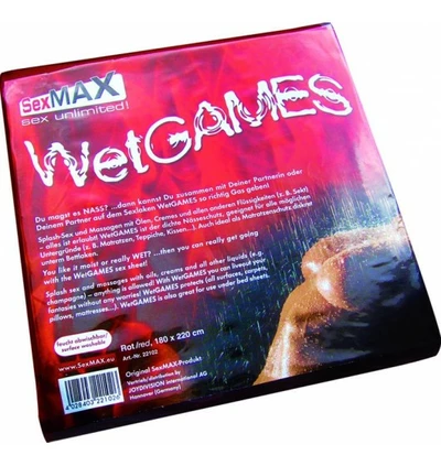 SexMAX WetGAMES Sex-Laken 180x 180cm - Prześcierdało winylowe