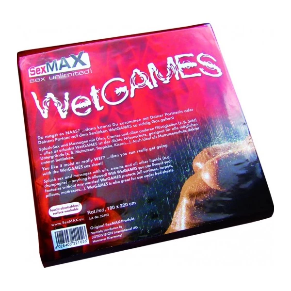SexMAX WetGAMES Sex-Laken 180x 180cm - Prześcierdało winylowe