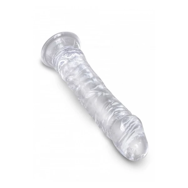 King Cock 8 Inch Cock Transparant - dildo