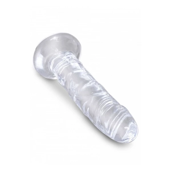 King Cock 6 Inch Cock Transparant - dildo