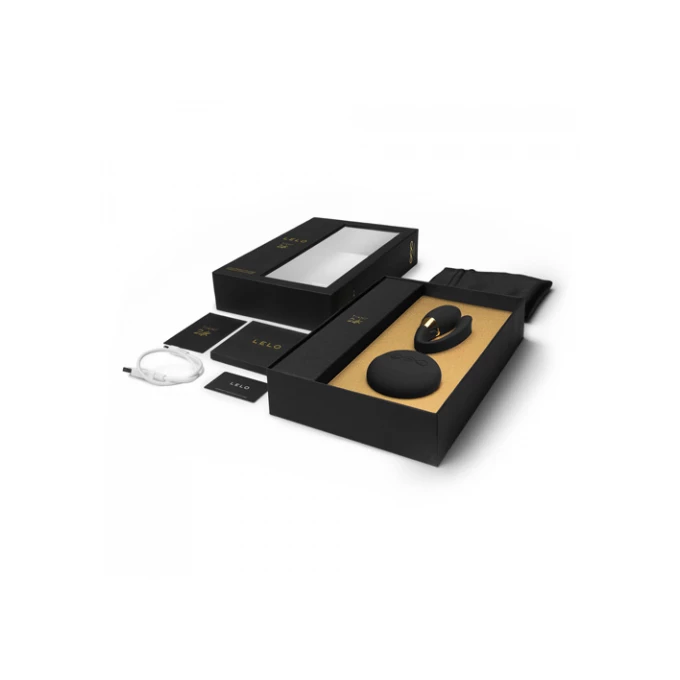 Lelo TIANI 3 - wibrator dla par, 24 karatowe złoto, czarny