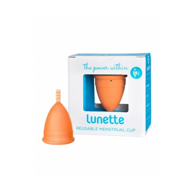 Lunette Menstrual Cup Orange - model 2 - kubeczek menstruacyjny