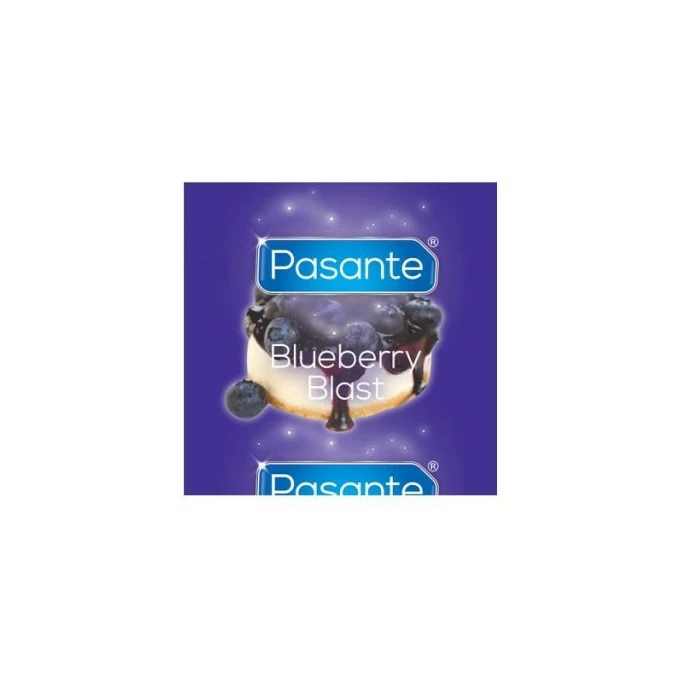 Pasante  Blueberry Blast - prezerwatywy jagodowe