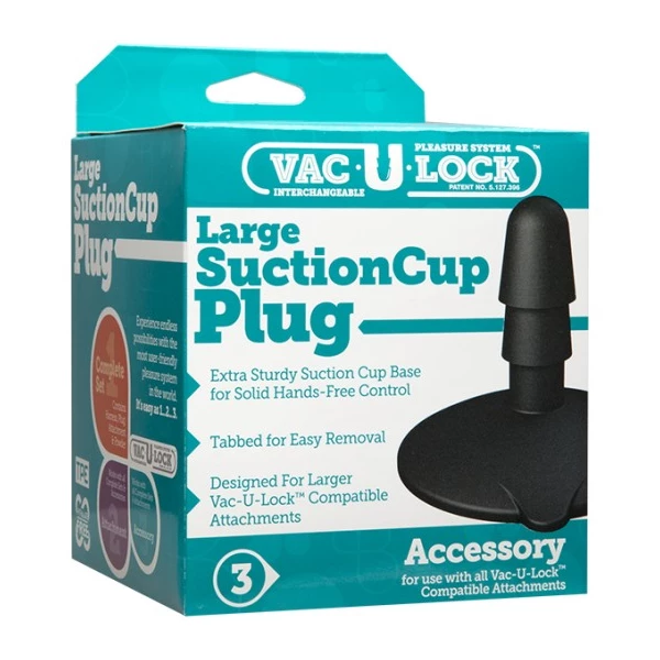 Vac-U-Lock Suction Cup Plug - przyssawka z wtyczką do dild