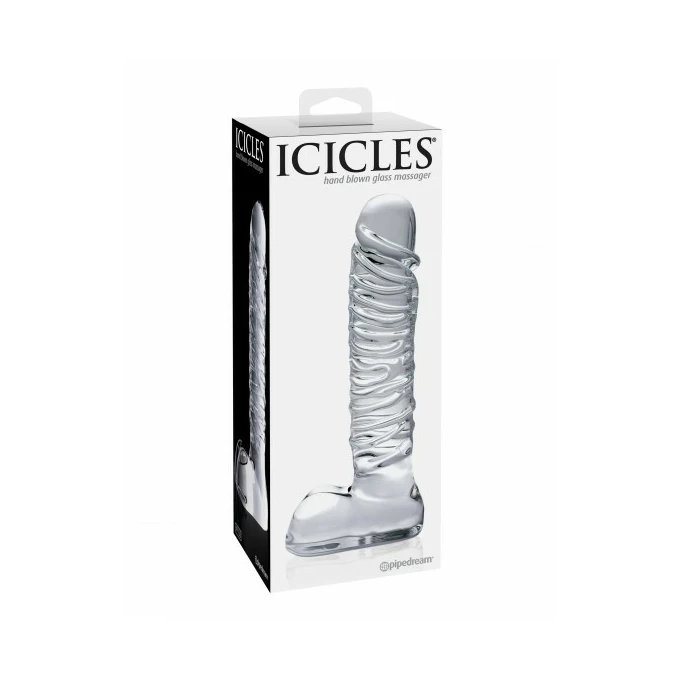 Icicles No. 63 - Szklane dildo