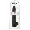 King Cock 14&quot; Cock with Balls Black - dildo
