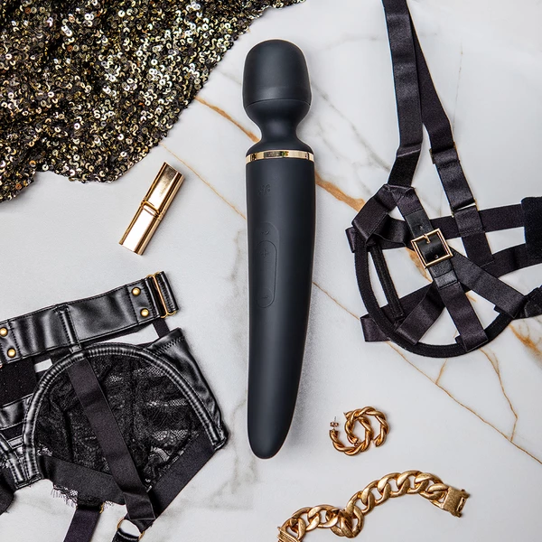 Satisfyer Wand-er Woman - masażer do ciała, czarny