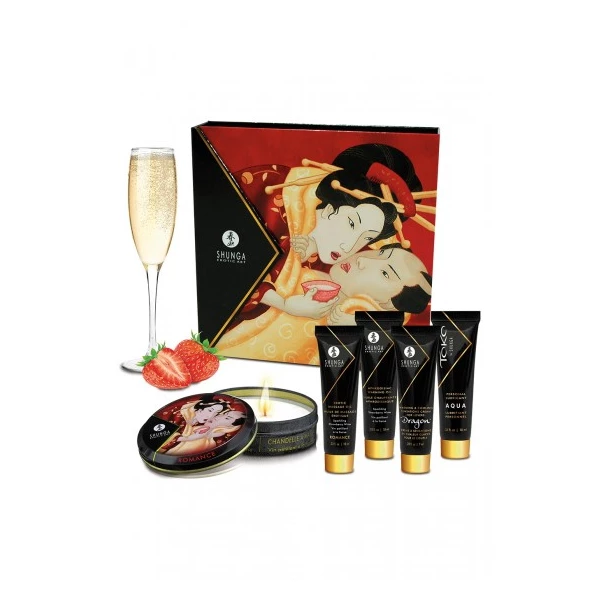 Geisha Zestaw, strawberry wine