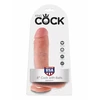 King Cock 8&quot; Cock with Balls Flesh - dildo