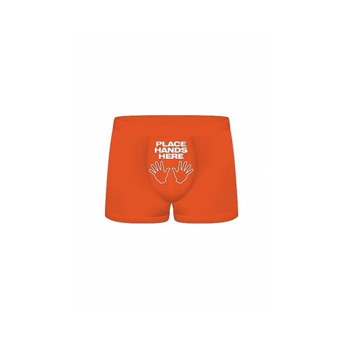 Funny Boxers &quot;Place Hands Here&quot;- Bokserki męskie