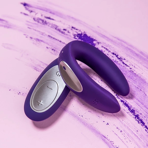 Satisfyer Partner Double Plus Remote - wibrator dla par sterowany pilotem