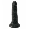 King Cock 5&quot; Cock Black - dildo