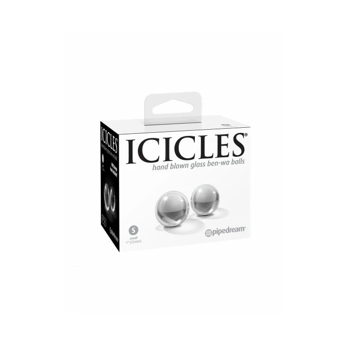 Icicles No. 41 Ben Wa Balls Medium - Szklane kulki gejszy