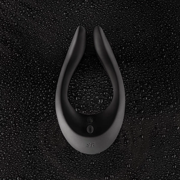 Satisfyer Partner Multifun 2 Black - masażer wielofunkcyjny