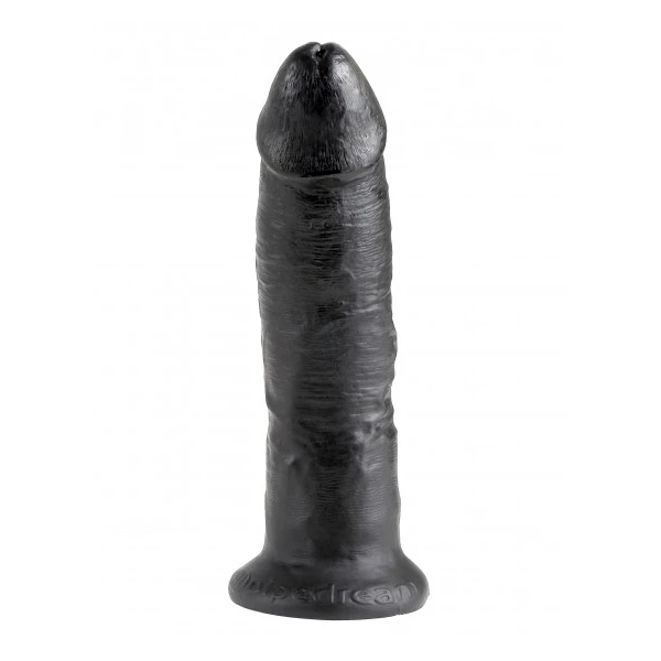 King Cock 9&quot; Cock Black - dildo