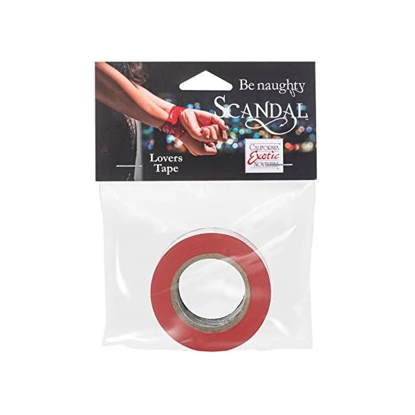 Scandal  Lovers Tape - taśma do krępowania ciała, czerwony