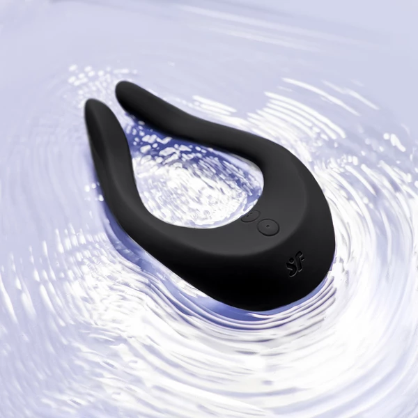 Satisfyer Partner Multifun 2 Black - masażer wielofunkcyjny