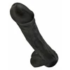 King Cock 13&quot; Cock with Balls Black - dildo