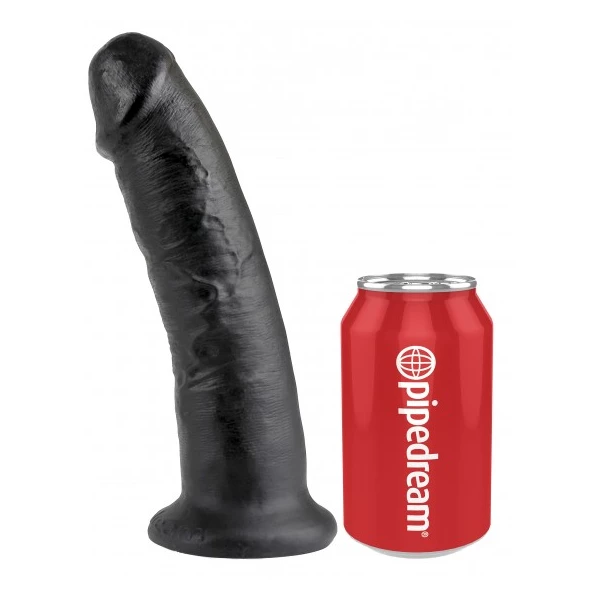 King Cock 9&quot; Cock Black - dildo
