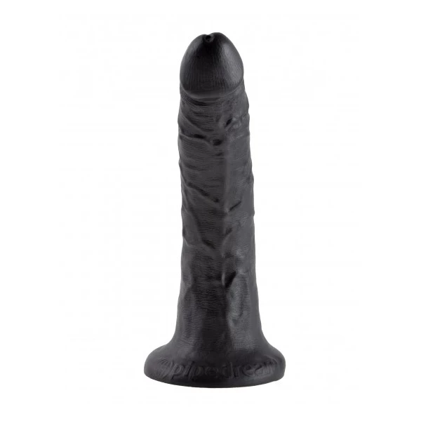King Cock 7&quot; Cock Black - dildo