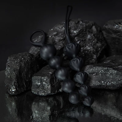 Satisfyer Beads Black - koraliki analne