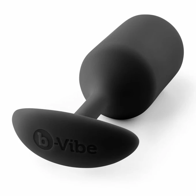 B-Vibe Snug Plug 3 -korek analny, Czarny