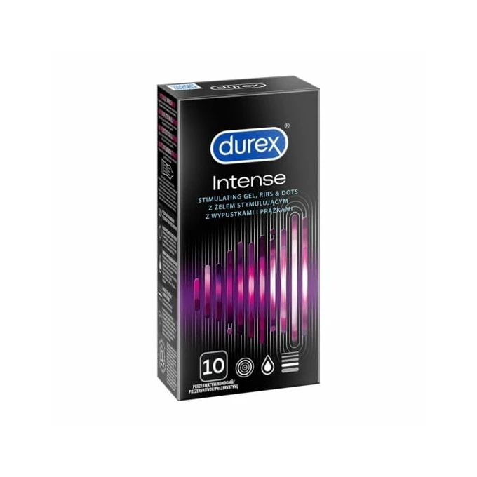 Durex Intense Orgasmic Condoms  - Prezerwatywy z wypustkami