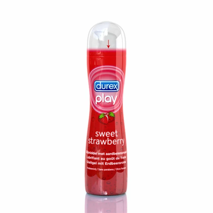 Durex Play Strawberry Lubricant 50 ml - Lubrykant o smaku truskawowym