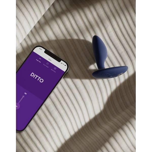We-Vibe Ditto - wibrujący korek analny z pilotem, granatowy