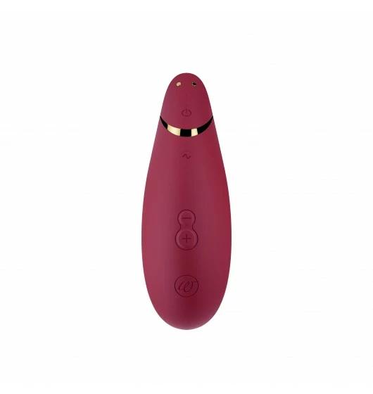 Womanizer Red Womanizer Premium Red Gold - bezdotykowy masażer łechtaczki ️ Sensu sklep