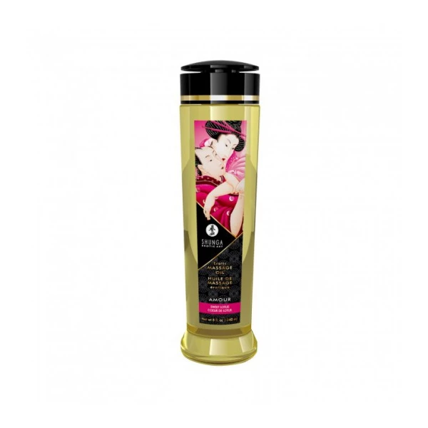 Erotic Massage Oil Amour -  olejek do masażu o zapachu kw. Lotosu