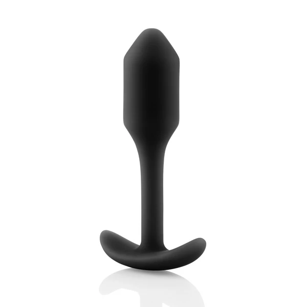 B-Vibe Snug Plug 1 -korek analny, Czarny