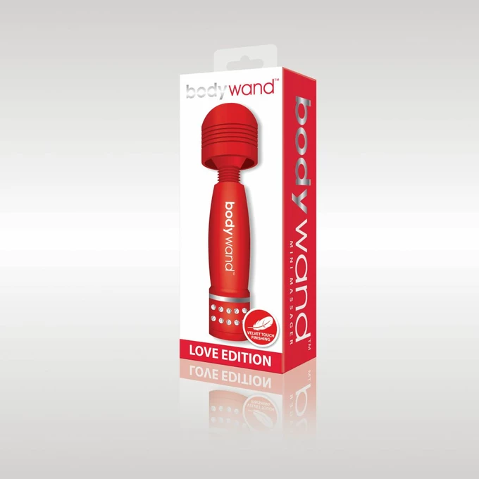 Bodywand Mini Mini Massager Love Edition - Wibrator Wand, czerwony