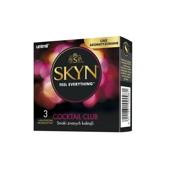 SKYN Unimil Cocktail Club - prezerwatywy smakowe