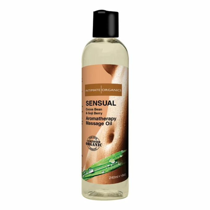Intimate Organics Sensual Massage Oil 240 ml - Organiczny Zmysłowy olejek do masażu