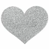 Bijoux Indiscrets Flash Heart Silver - Nasutnki, Srebrny