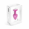 Diogol Anni R Butt Plug Clover Pink 25 mm - zdobiony korek analny, Różowy