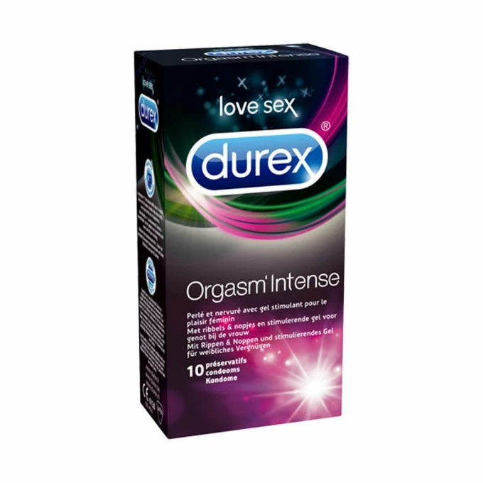 Durex Intense Orgasmic Condoms  - Prezerwatywy z wypustkami