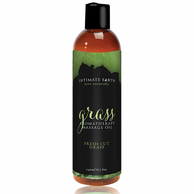 Intimate Organics Grass Massage Oil 240 ml - Organiczny olejek do masażu