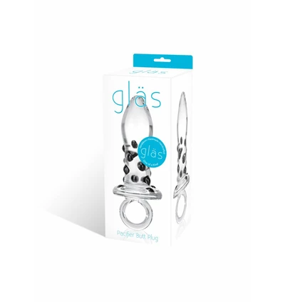 Glas PacifierGlass Butt Plug - Szklany korek analny